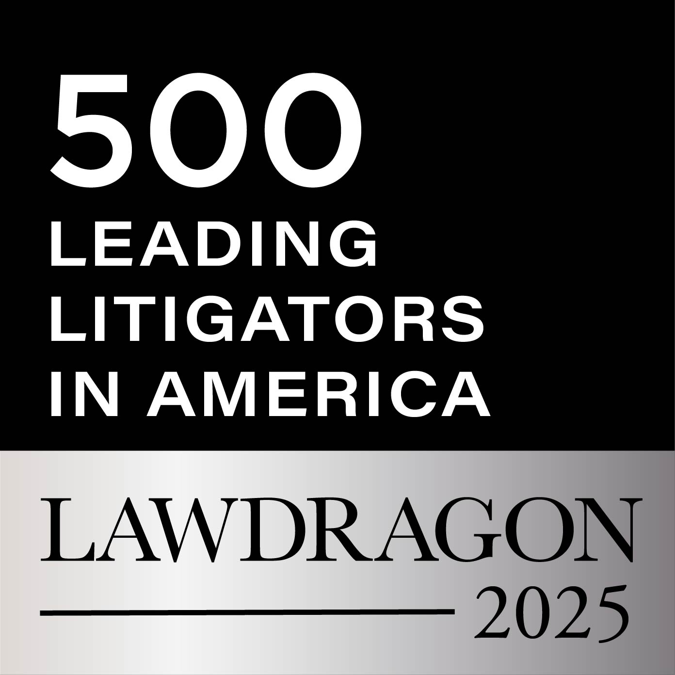 Johnston Tobey Baruch Homepage - 2025 Leading Litigators in America badge