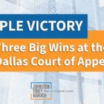 Johnston Tobey - Triple Appellate Wins