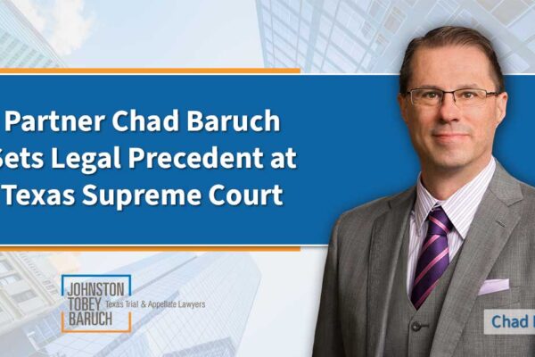 Appellate Lawyer Chad Baruch Sets Precedent for Procedural Issues